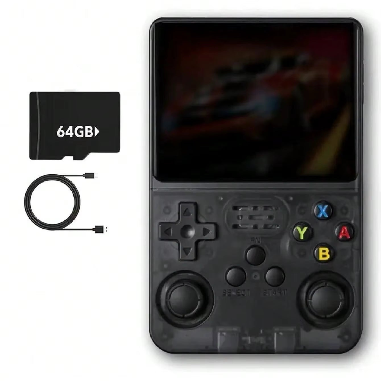 R36S Retro Handheld Game Console Liunx 3.5-Inch IPS Screen Built in 64G 20000 Classical Games Portable Game Console Holiday Gift