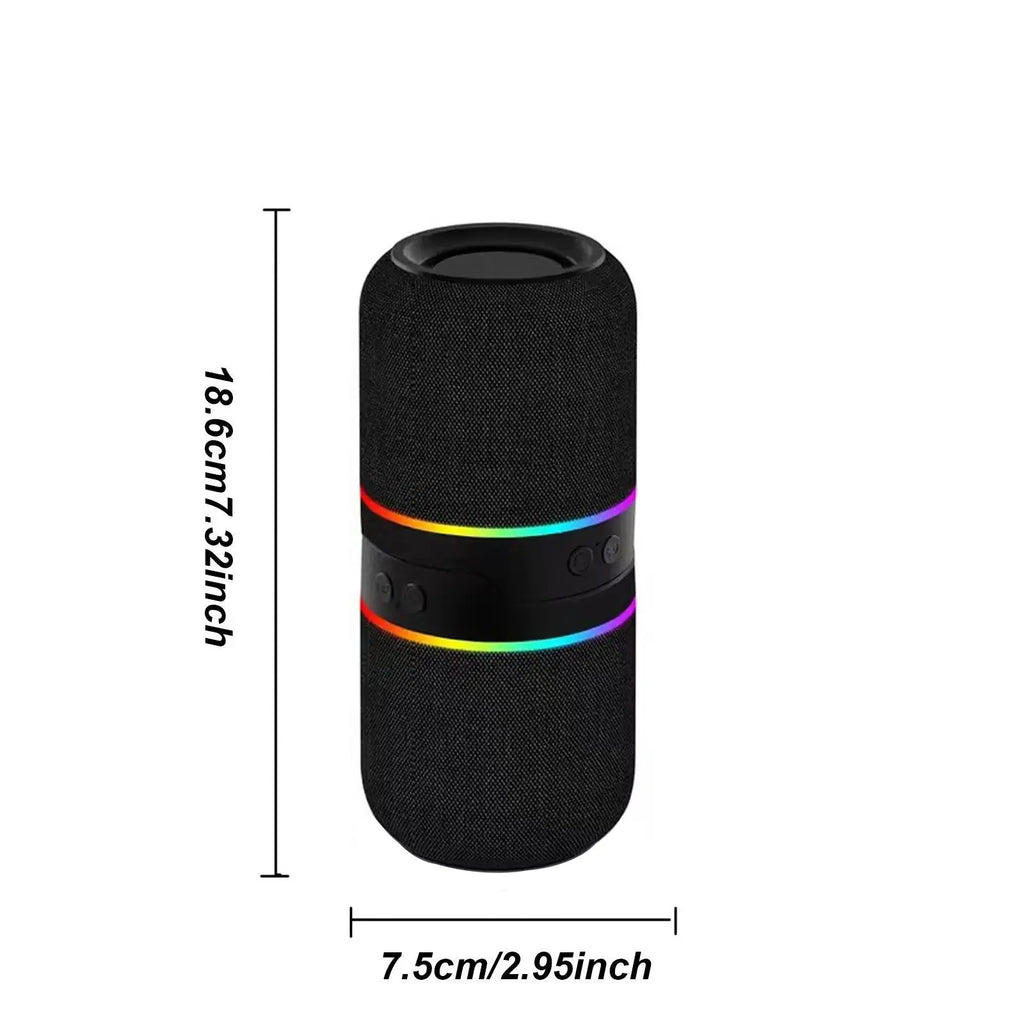 2-IN-1 Wireless Speaker Bluetooth, Multifunctional Wireless Speaker, Twist and Split to 2 Speaker, FM Radio, Magnetic Audio System, for Home/Outdoor/Beach/Party, [Stromberg] [TWIN-2] Stereo Audio