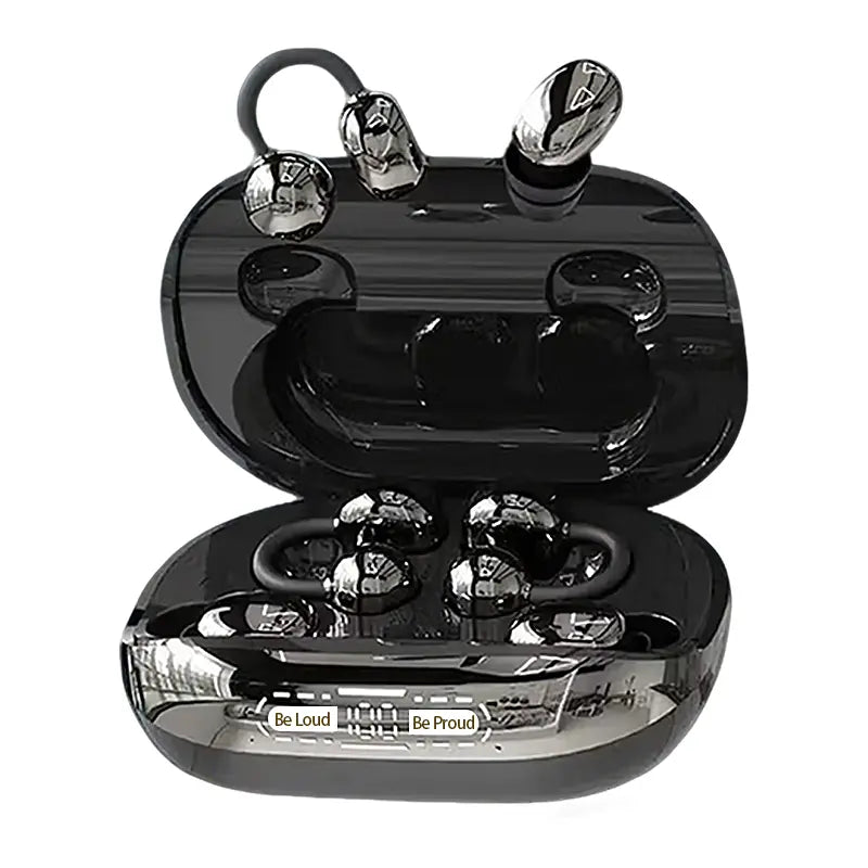 2026 New Clip-On Wireless Bluetooth Sleep Earphones: Ultra-Long Battery Life & 4-Earbud Set Capable of Charging Your Phone