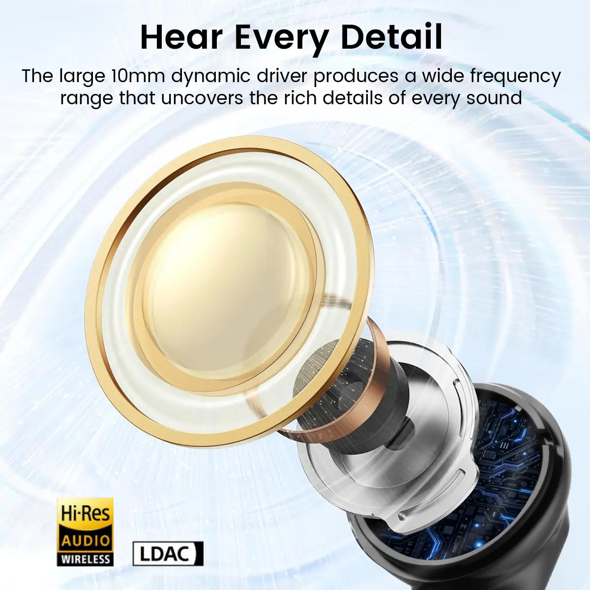 2026-NEW Bluetooth 5.4 Wireless Earbuds Active Noise Cancelling 100H Battery Life 4-Mic Clear Calls IPX5 Waterproof Compatible with Android Ios