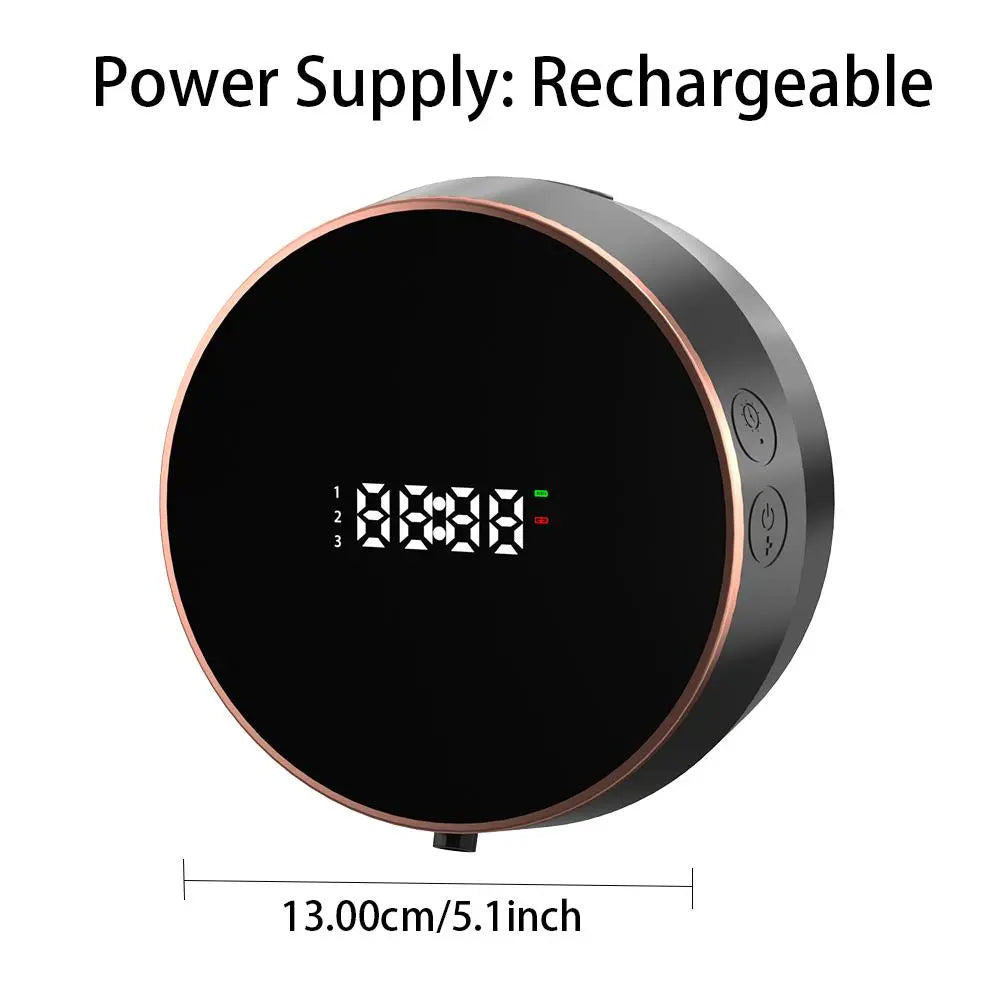 Wall Mounted Automatic Soap Dispenser, 1 Count Rechargeable Touchless Auto Foaming Soap Dispenser, Electric Smart Soap Dispenser for Bathroom Kitchen