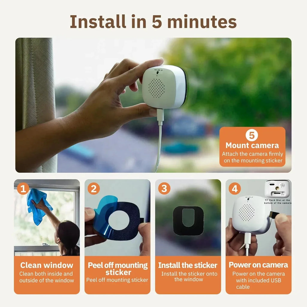 Smart WiFi Window Camera