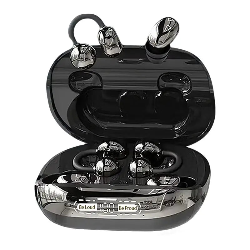 2026 New Clip-On Wireless Bluetooth Sleep Earphones: Ultra-Long Battery Life & 4-Earbud Set Capable of Charging Your Phone