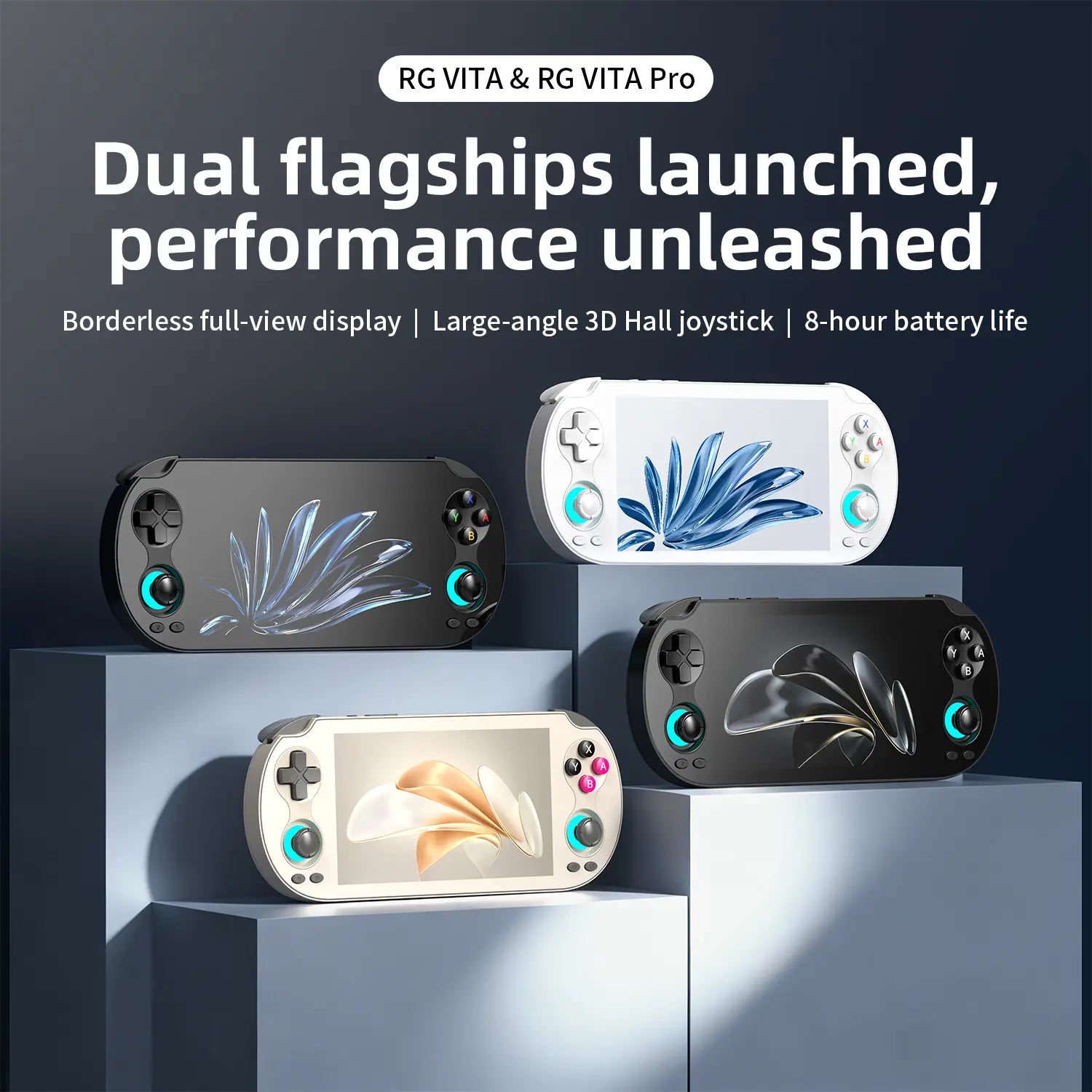 ANBERNIC RG VITA / RG VITA Pro Handheld Game Console 5000Mah Android Video Gaming Player Supports Bluetooth Gift